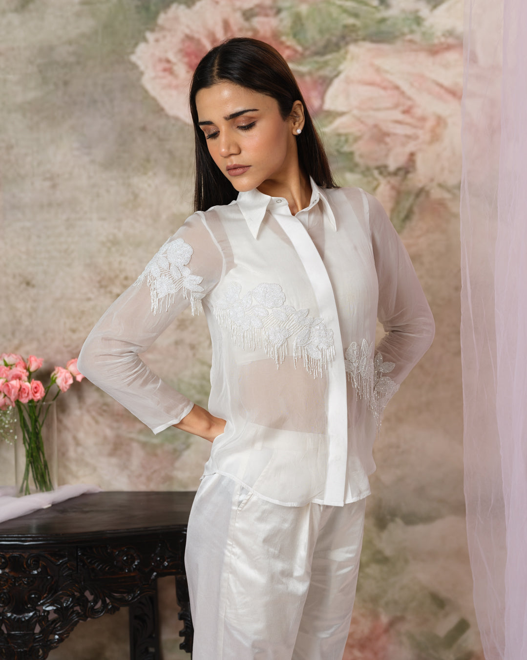 Serene Embroidered Co-Ord Set