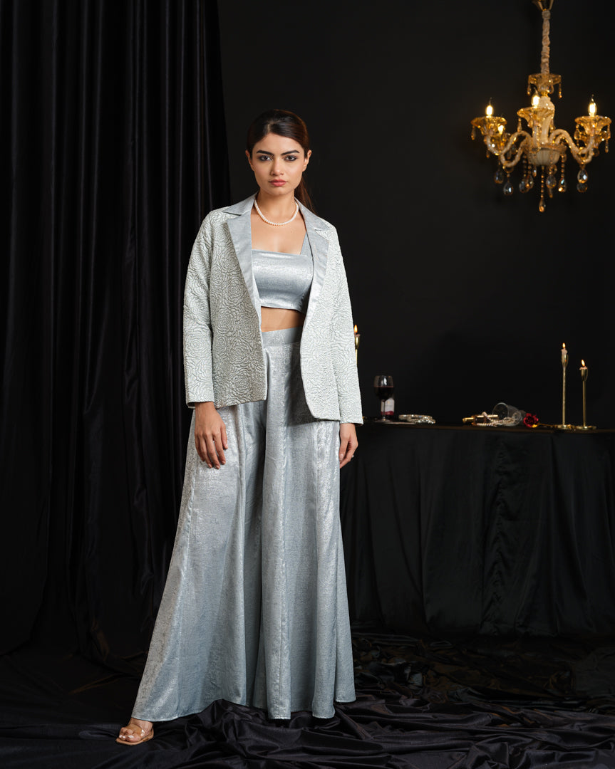 Liana Quilted Blazer Set