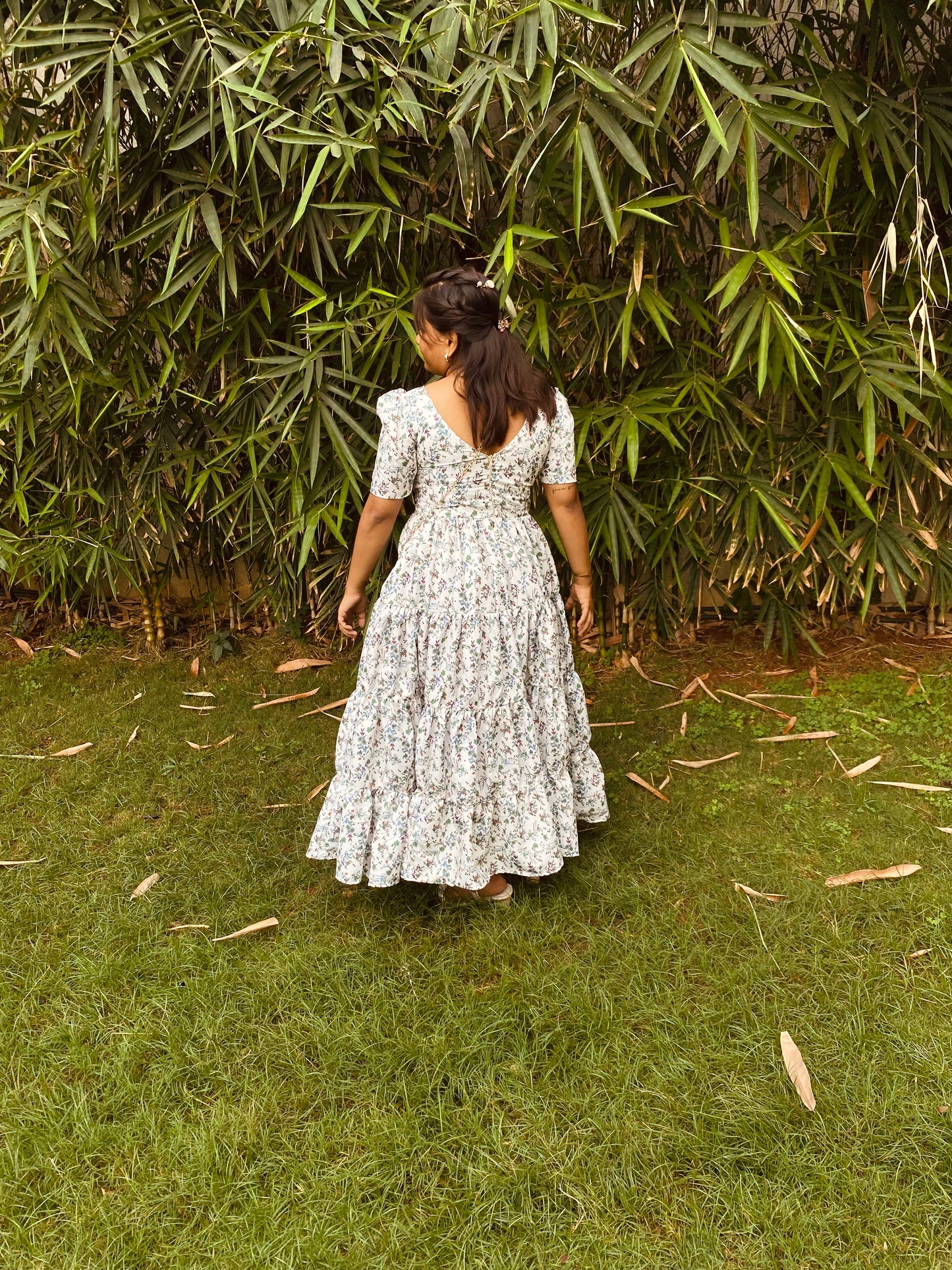 Layered Florid Dress
