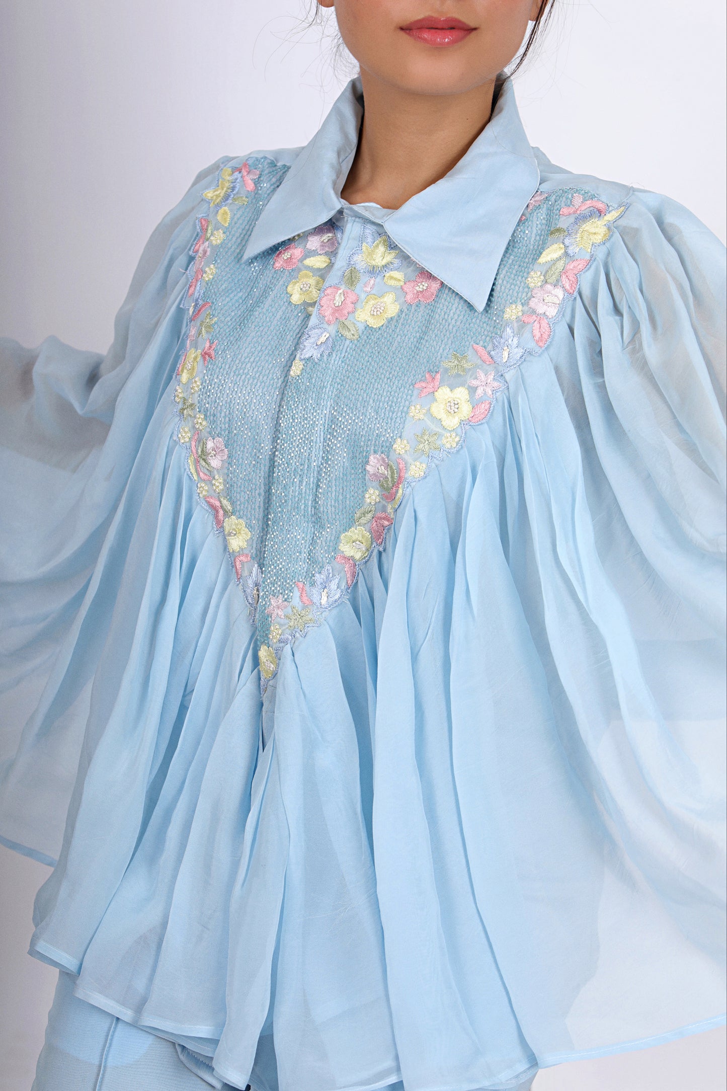 That Boho Co-Ord Set in Shade Blue