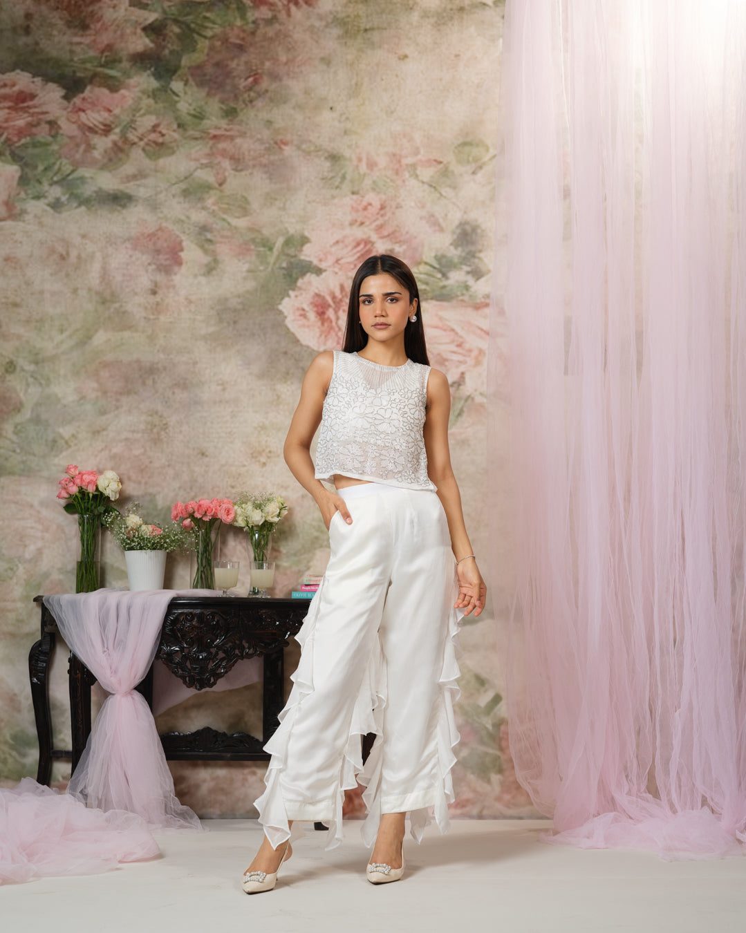 Amber Embroidered Top