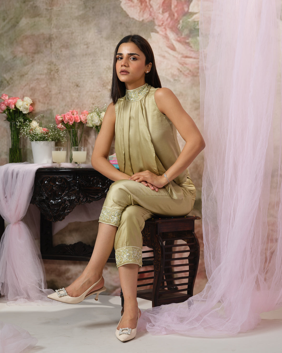 Eva Embroidered Top