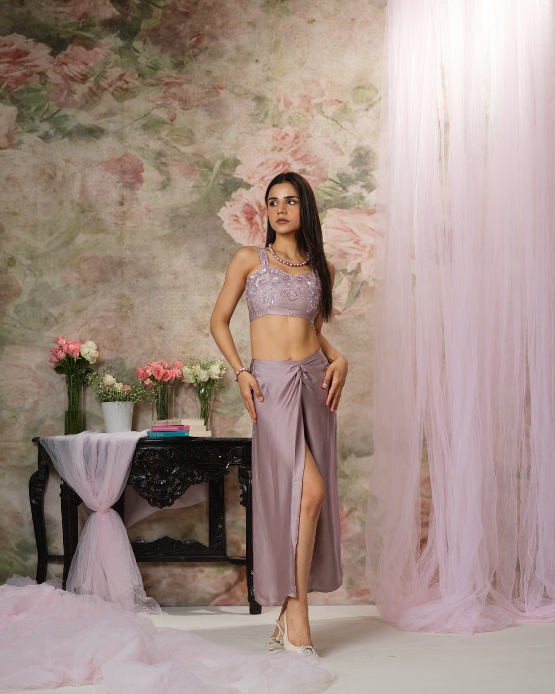 China Rose Top