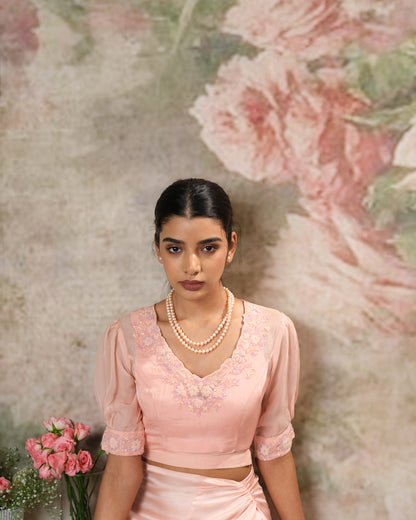 Tea Rose Embroidered Top