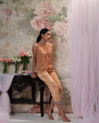 Orchid Embroidered Pants