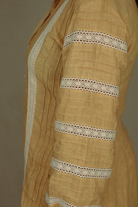 Boho Ivy Linen Short Dress